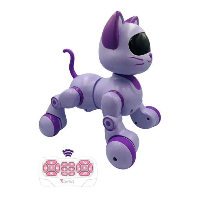 Uzaktan Kumandalı Çok Fonksiyonlı Akllı Aktivite & Eğlence Robot Kedi