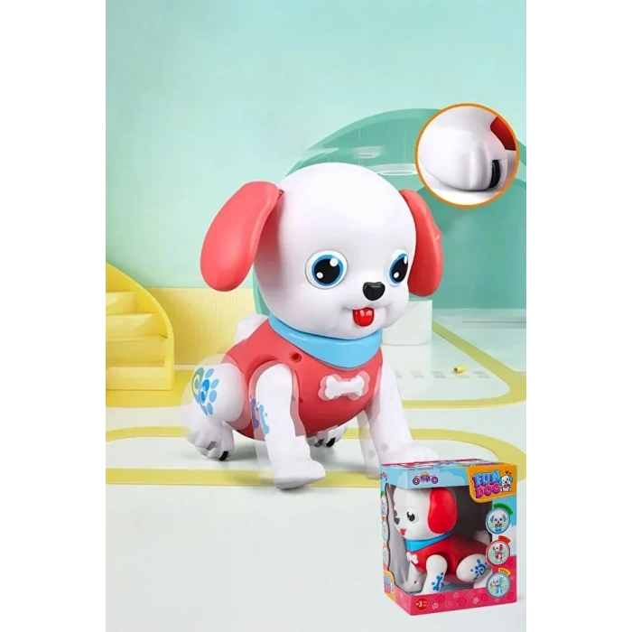 Haraketli Sesli Işıklı ve Yürüyen Oyuncak Köpek