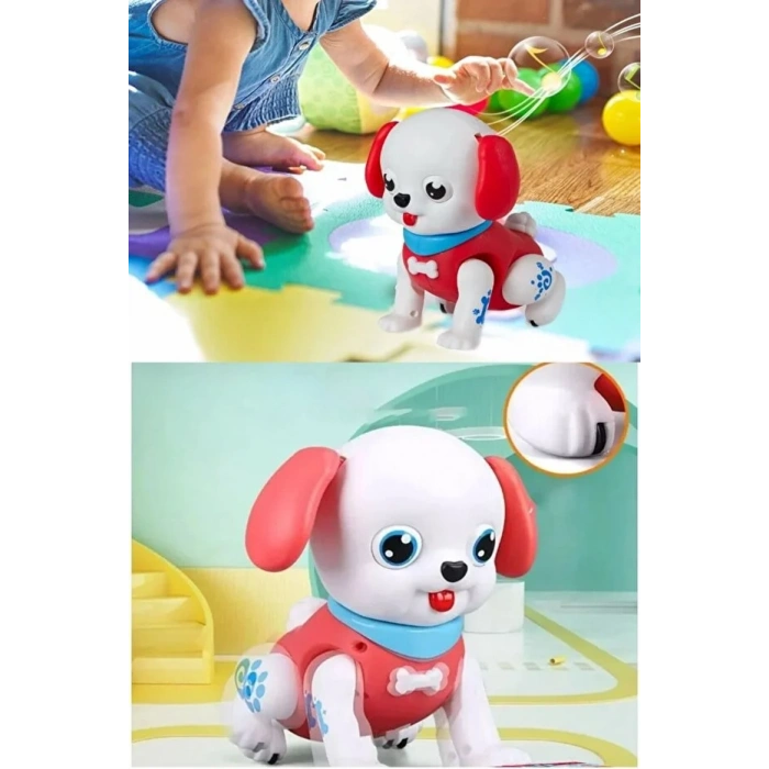 Haraketli Sesli Işıklı ve Yürüyen Oyuncak Köpek