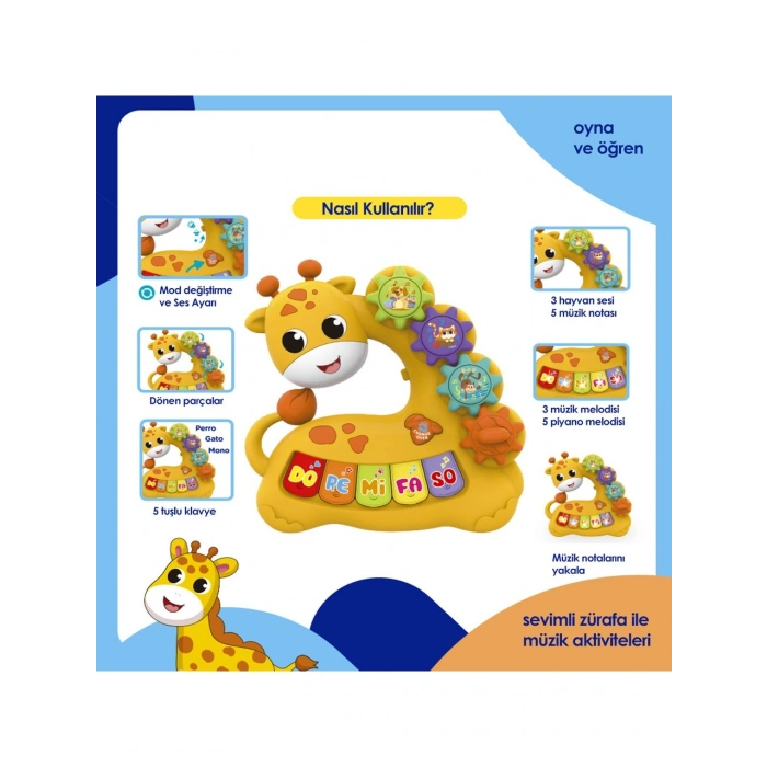 Sesli Zürafa Piyano