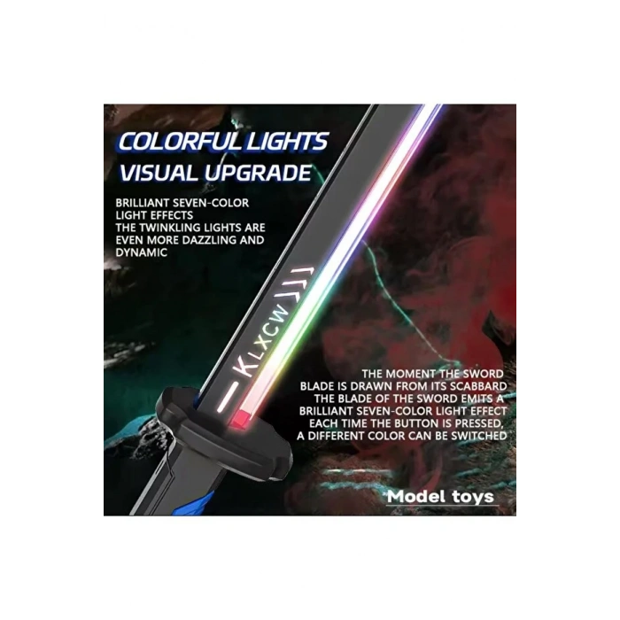 44 Cm Kıvılcım Çıkartan Özel Efektli Şarjlı Işın Kılıcı