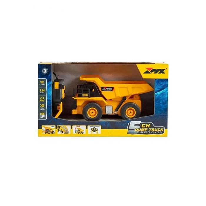 Uzaktan Kumandalı Full Fonksiyonlu Şarjlı Damperli Kamyon