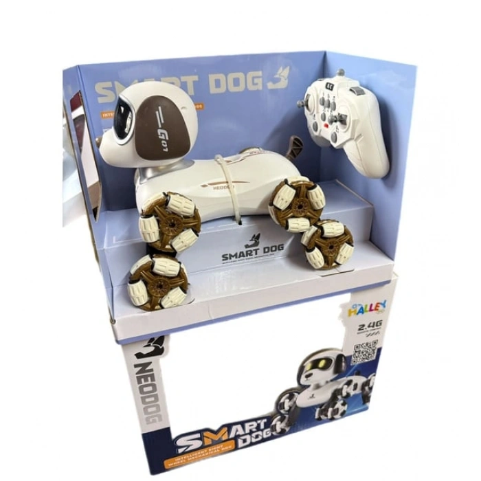 Neodog Robot Köpek Merdiven Çıkabilen Büyük Beyaz