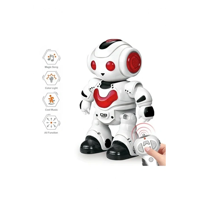 Uzaktan Kumandalı Işıklı Müzikli Dans Eden Akıllı Robot - Eğitici Robot Oyuncak