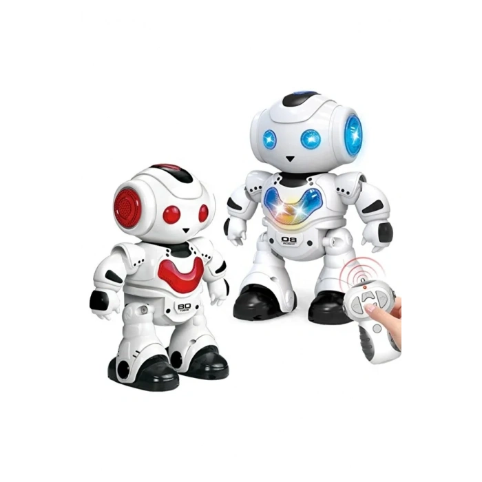 Uzaktan Kumandalı Işıklı Müzikli Dans Eden Akıllı Robot - Eğitici Robot Oyuncak