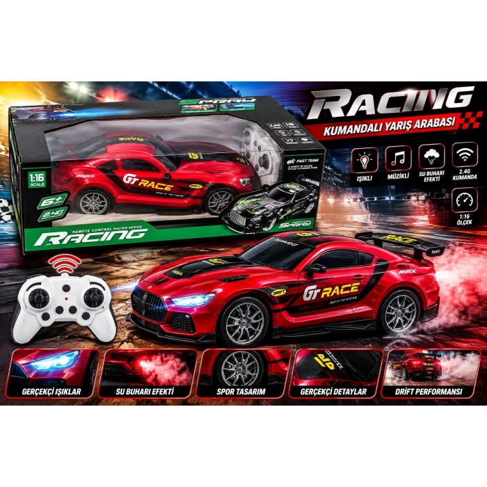 1:16 Ölçekli Gerçekçi Drift Aracı Uzaktan Kumandalı