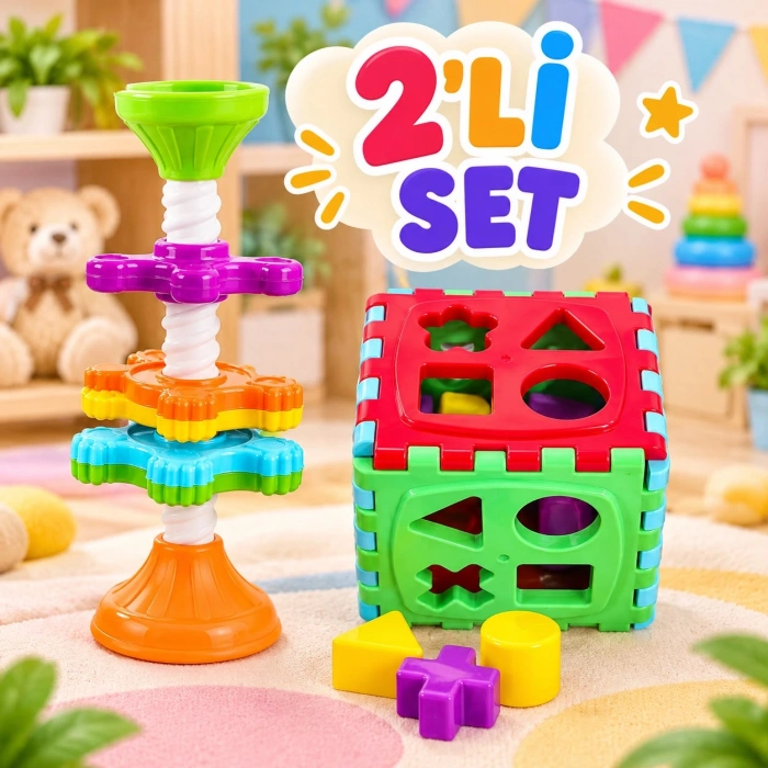 Bultak Köp + Dönen Çarklar Eğlenceli Eğitici Set