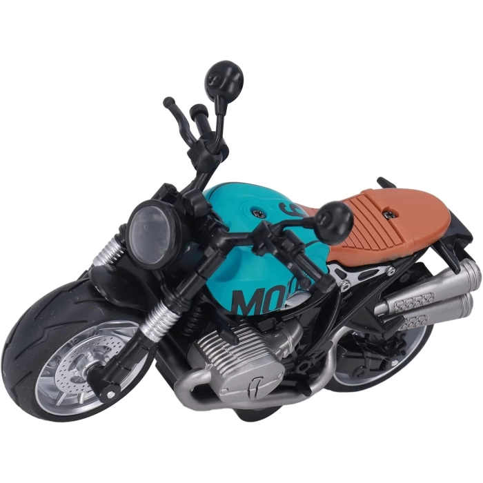 Çek Bırak 1:12 Işıklı Ve Sesli Clasic Metal Motosiklet