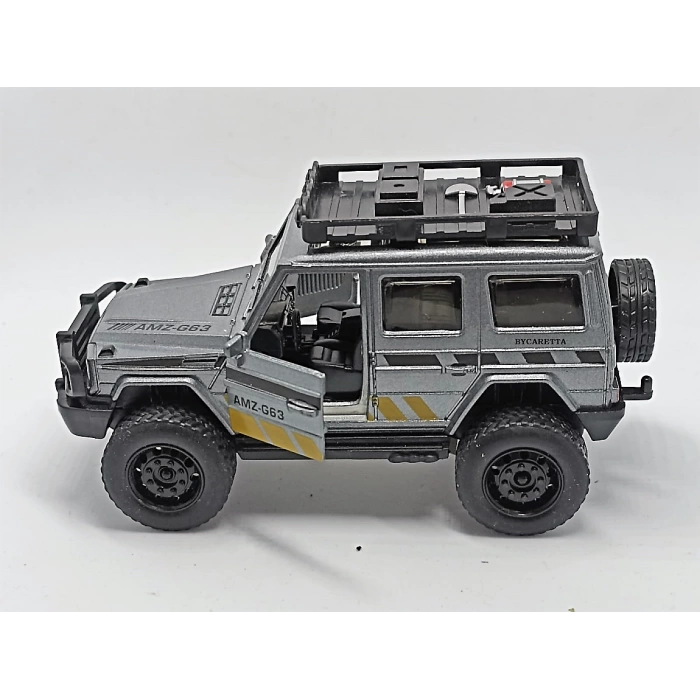 Çek Bırak Metal Jeep Gri1:36 6688