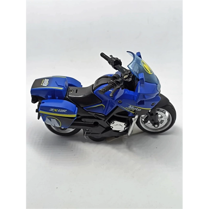 Çek Bırak Motosiklet Mavi 1:14 41772