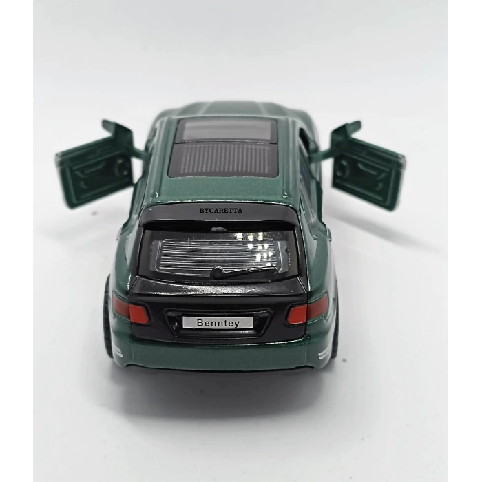 Çek Bırak Spor Metal Araba Üstü Cam Jeep Yeşil1:36 5383