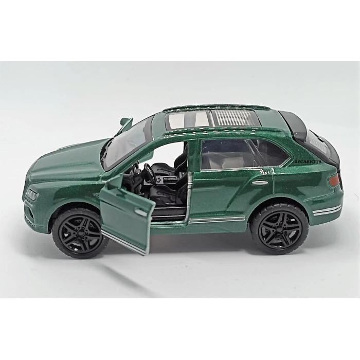 Çek Bırak Spor Metal Araba Üstü Cam Jeep Yeşil1:36 5383