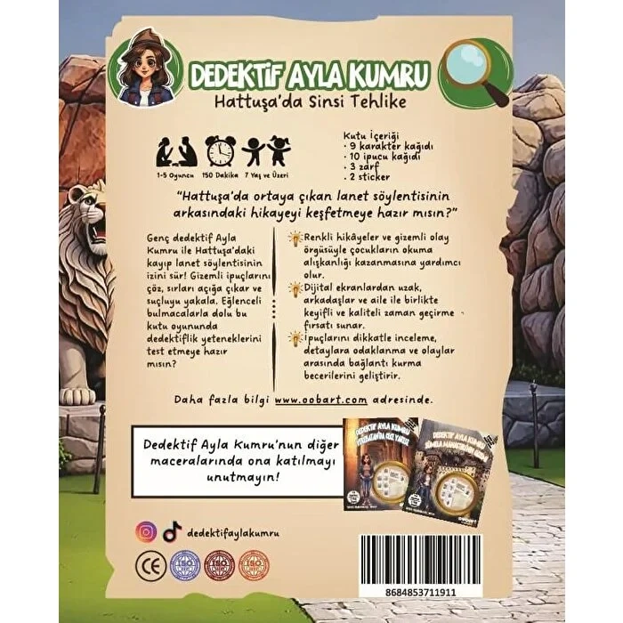 Dedektif Ayla Kumru - Hattuşa da Sinsi Tehlike