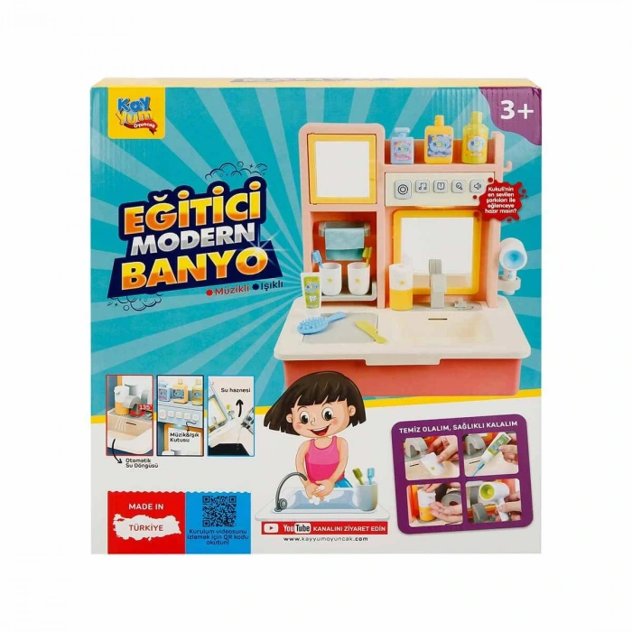Eğitici Sesli Modern Banyo Lavabo Seti