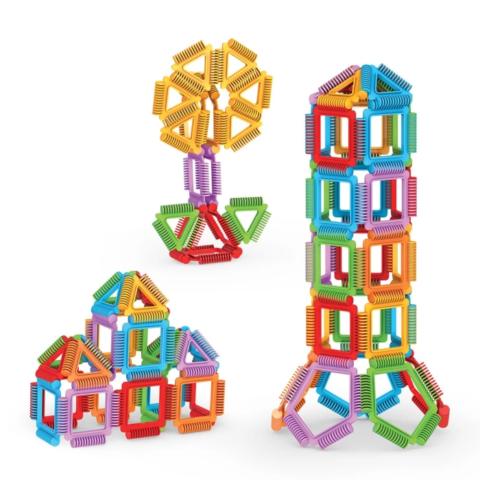 Geometrik Lego Puzzle Okul Öncesi Eğitici Set 96 Parça