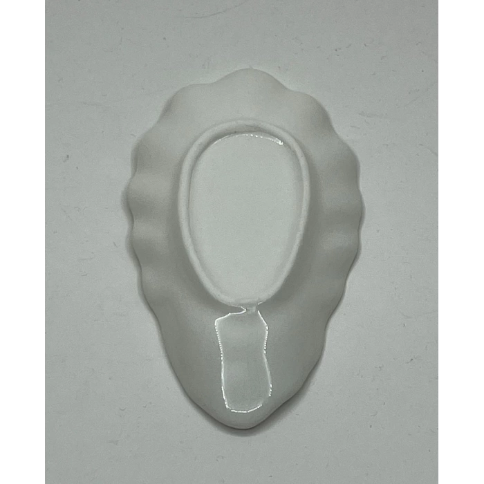 Kahve Yanı Porselen Lokumluk Şekerlik Büyük İstiridye Çerezlik 6’lı 14 cm 92358