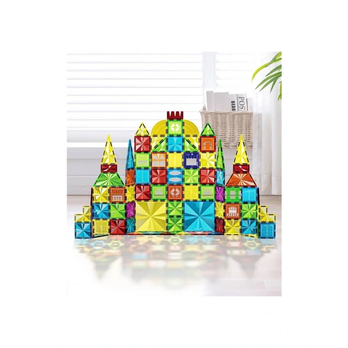 Manyetik Renkli Yapı Blokları 75 Parça