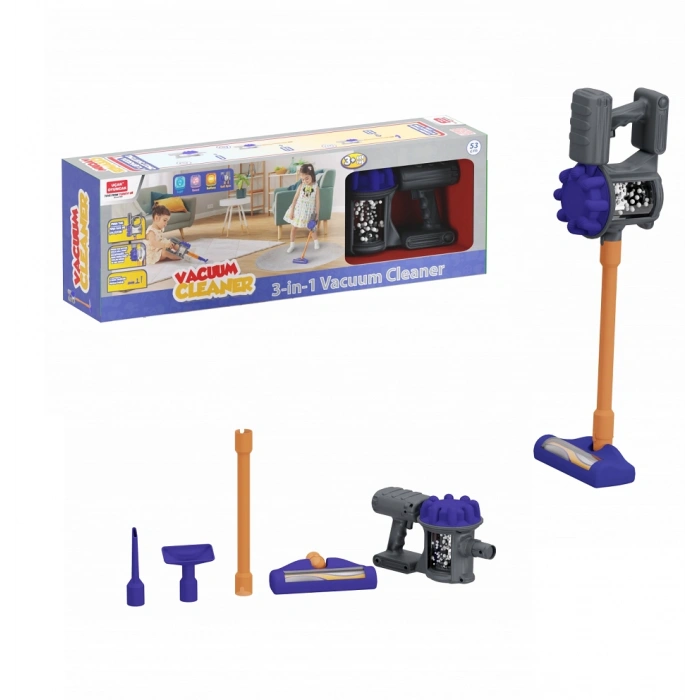 Sesli Işıklı Dikey Oyuncak Elektrikli Süpürge