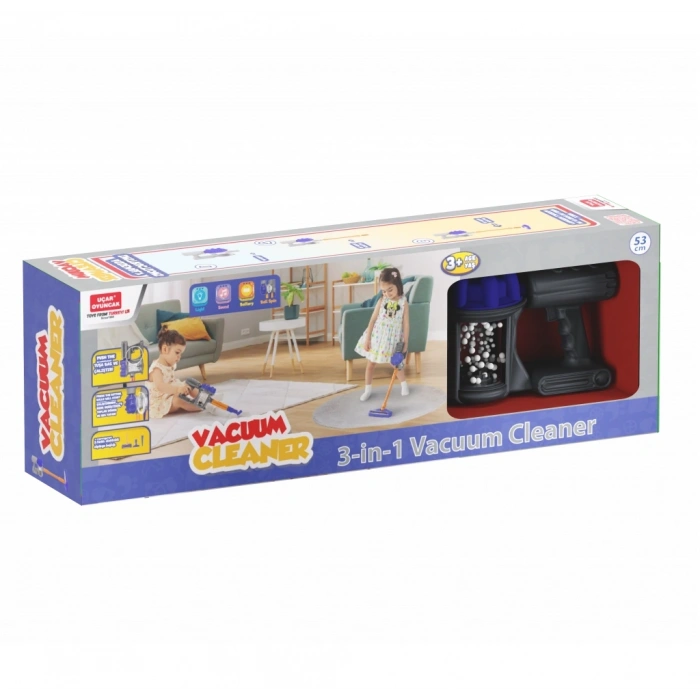 Sesli Işıklı Dikey Oyuncak Elektrikli Süpürge