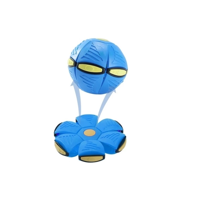 Sihirli Uçan Ufo Disk Top Açık Hava Bahçe Plaj Spor Oyuncakları Mavi