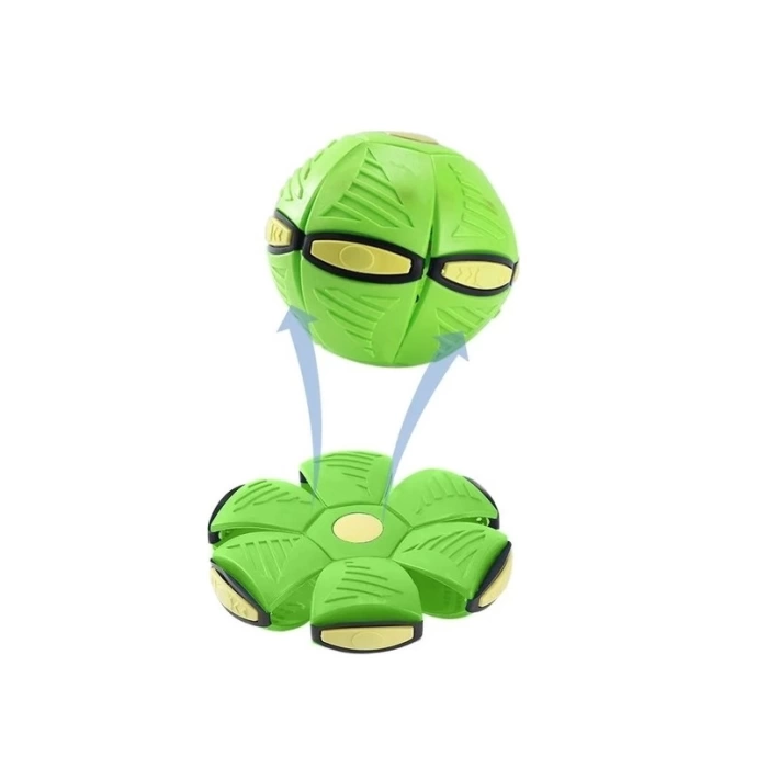 Sihirli Uçan Ufo Disk Top Açık Hava Bahçe Plaj Spor Oyuncakları Yeşil