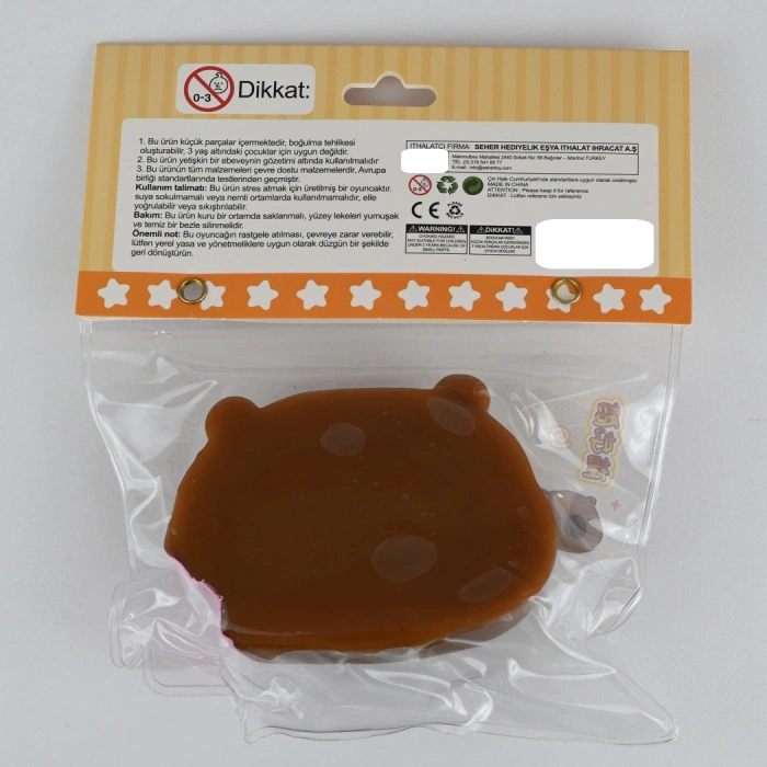 Sukoşu Kapibara Yanağı Isırık Plastik Torbada