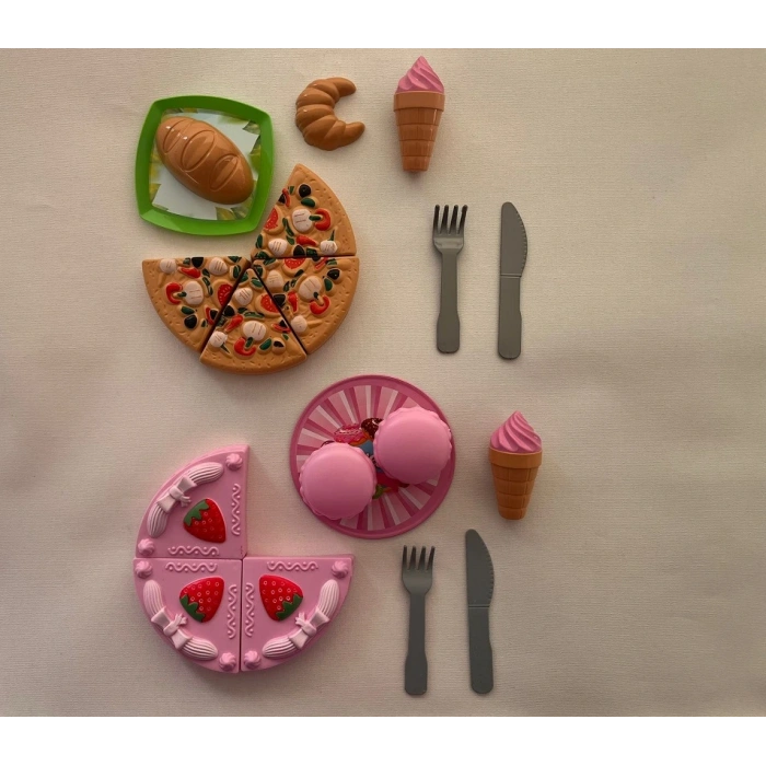 Tableware Food Küçük Pasta Seti Tableware Food Küçük Pizza Seti