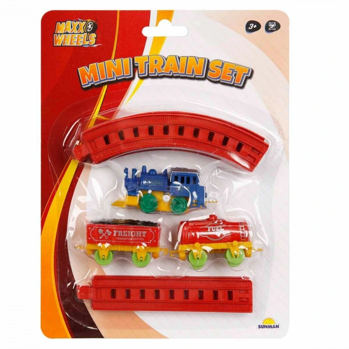 Tren Set Mini Kurmalı 11 Parça
