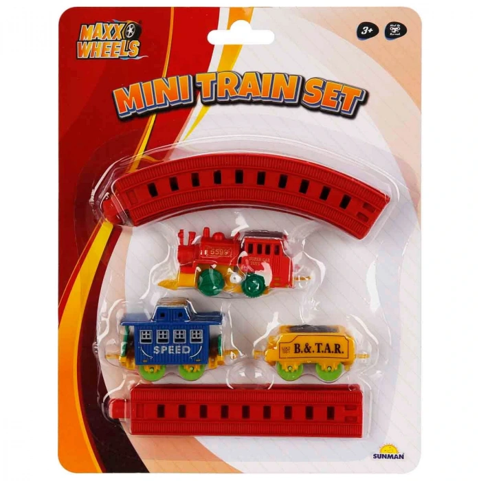 Tren Set Mini Kurmalı 11 Parça