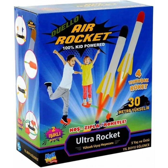 Uçan Roket Air Rocket Duello 2li Set – Eğlenceli Roket Atış Oyunu