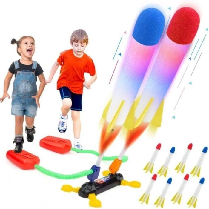 Uçan Roket Air Rocket Duello 2li Set – Eğlenceli Roket Atış Oyunu
