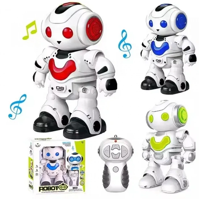 Uzaktan Kumandalı Işıklı Müzikli Dans Eden Akıllı Robot - Eğitici Robot Oyuncak