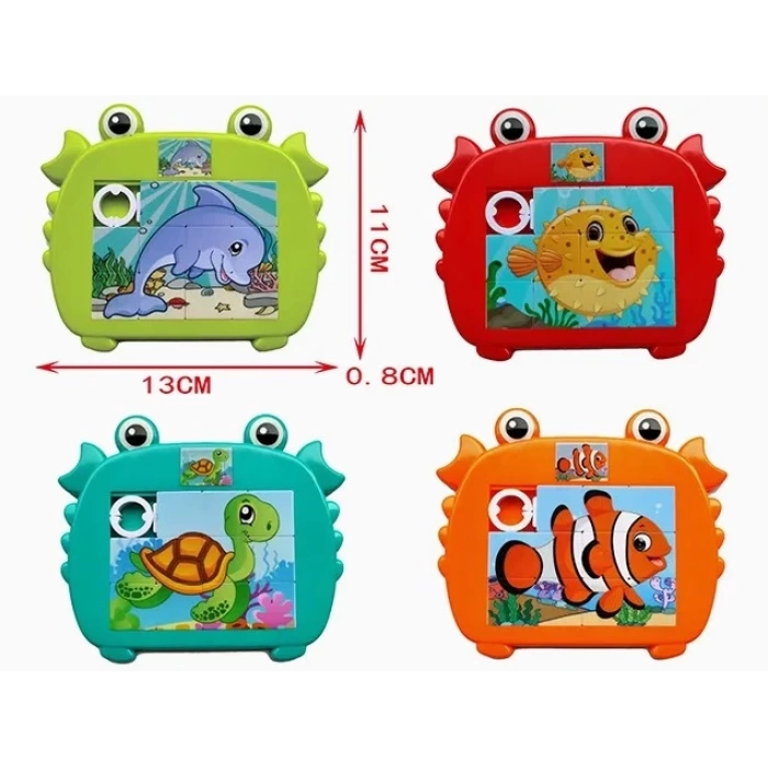 Yapboz Oyunu Puzzle Eğitici Oyuncak 2 Adet