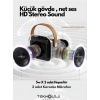 2 Mikarfonlu Kareoke Set Cep Boyu