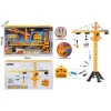 1:12 Sesli Işıklı Usb Şarjlı Uzaktan Kumandalı İş Makinesi Kule Vinç 128cm