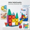 Seyahat Tipi Metal Kutulu Mini Magnetic Yapı Blokları 3D Puzzle 32 Parça