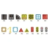 Karton Kutulu City Magnetic Yapı Blokları 3D Puzzle 30 Parça 6.5 cm