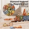 Karton Kutulu Doğal Renkler Magnetic Yapı Blokları 3D Puzzle 48 Parça 6.5 cm