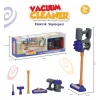 Bulaşık Yıkama Seti - Pilli Su Akıtan Modern Lavabo + Oyuncak Pilli Dikey Süpürge
