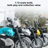 Çek Bırak 1:12 Işıklı Ve Sesli Clasic Metal Motosiklet