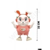 Dans Eden Sevimli Tavşan Robot – 25 cm | Işıklı, Sesli ve Pilli