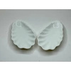 Kahve Yanı Porselen Lokumluk Şekerlik Büyük İstiridye Çerezlik 6’lı 14 cm 92358