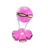 Sihirli Uçan Ufo Disk Top Açık Hava Bahçe Plaj Spor Oyuncakları Pembe
