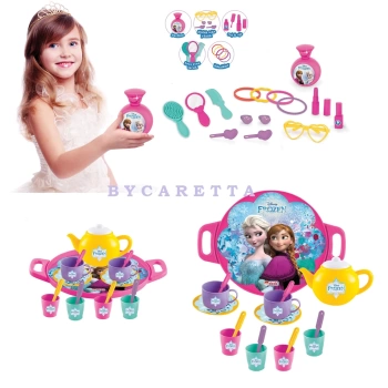 Frozen Tepsili Çay Seti ve Frozen Kutulu Güzellik Seti