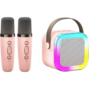 2 Mikarfonlu Kareoke Set Cep Boyu