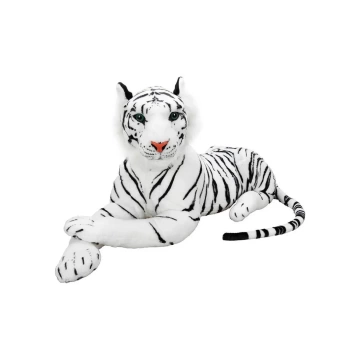 Beyaz Kaplan Peluş 60 cm