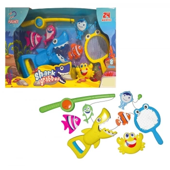 Manyetik Balıkçılık ve Köpekbalığı Pense Oyun Seti