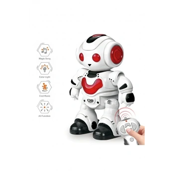 Uzaktan Kumandalı Işıklı Müzikli Dans Eden Akıllı Robot - Eğitici Robot Oyuncak
