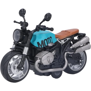Çek Bırak 1:12 Işıklı Ve Sesli Clasic Metal Motosiklet