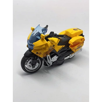 Çek Bırak Motosiklet Sarı 1:14 12731